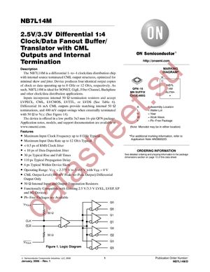 NB7L14MMNG datasheet  